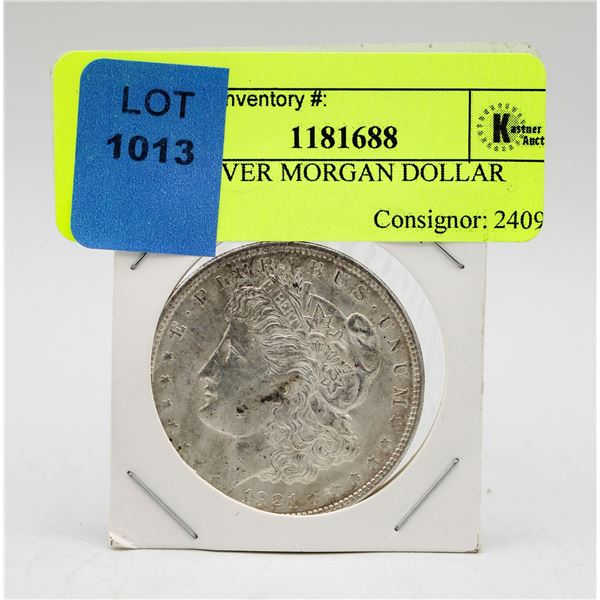 1921 SILVER MORGAN DOLLAR
