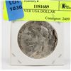 Image 1 : 1922 SILVER USA DOLLAR