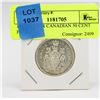 Image 1 : 1965  SILVER CANADIAN 50 CENT PIECE
