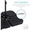 Image 2 : BRAND NEW BEST CHOICE PRODUCTS 4-PIECE 155LB