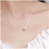 Image 1 : 1 CT GRA CERTIFIED ROUND BRILLIANT 925S NECKLACE