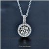 Image 1 : 5 CT GRA CERTIFIED ROUND BRILLIANT 925S NECKLACE