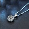 Image 3 : 2 CT GRA CERTIFIED ROUND BRILLIANT 925S NECKLACE
