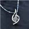 Image 2 : 1 CT GRA CERTIFIED ROUND BRILLIANT 925S NECKLACE