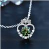 Image 3 : 1 CT GRA CERTIFIED ROUND BRILLIANT 925S NECKLACE