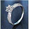 Image 1 : 1 CT GRA CERTIFIED ROUND BRILLIANT MOISSANITE