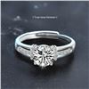 Image 1 : 1 CT GRA CERTIFIED ROUND BRILLIANT MOISSANITE