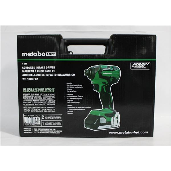 BRAND NEW METABO HPT 18VOLT CORDLESS IMPACT DRIVER