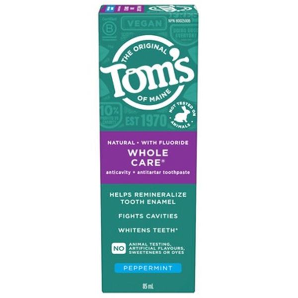 NEW 9 X 85ML THE ORIGINAL TOMS OF MAINE TOOTHPASTE