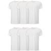 Image 1 : NEW 6 CREWS FRUIT OF THE LOOM 3XL WHITE T SHIRTS