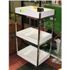 Image 1 : 3 TIER CART W/CHARGE PORTS
