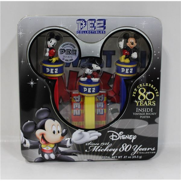 NEW PEZ DISNEY 80 YRS MICKEY COLLECTOR