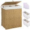 Image 1 : NEW GREENSTELL LAUNDRY HAMPER WITH LID 110L