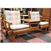 Image 1 : CEDAR TWO SESATER BENCH WITH CUSHIONS