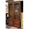 Image 1 : VINTAGE WOODEN GUN CABINET 11" X 44" X 75"