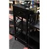 Image 1 : SOLID WOOD 3 TIER W/DRAWER OCCASIONAL TABLE