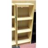 Image 1 : SOLID 3 TIER ADJUSTABLE SHELVING UNIT H-41.5"