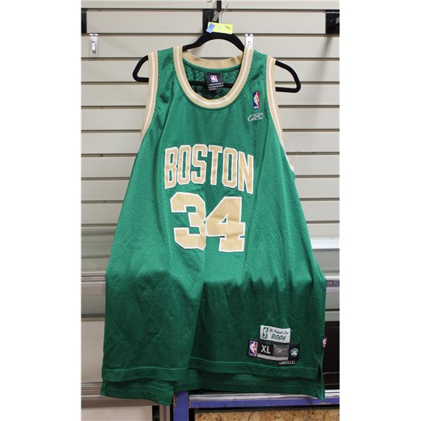 VINTAGE OFFICIAL NBA REEBOK BOSTON CELTICS