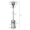 Image 7 : BRAND NEW S/S AMAZON BASICS 13.5KW PATIO HEATER