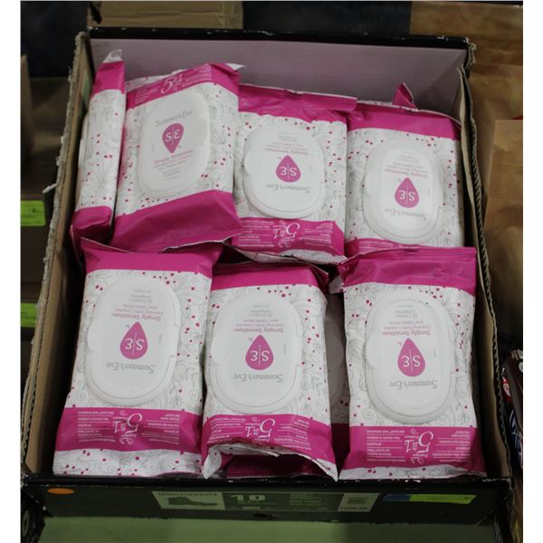 BOX OF 25 SUMMER'S EVE SIMPLY SENSITIVE CLEANSING