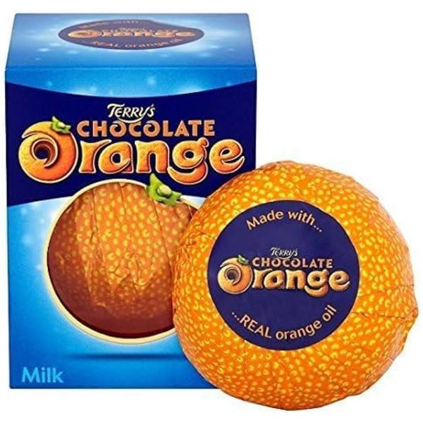 NEW 4 X 157G TERRY ORANGE CHOCOLATE