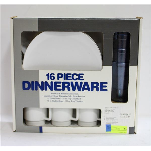 BRAND NEW TEXASWARE BY PMC 16PC DINNERWARE SET