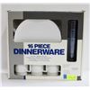 Image 1 : BRAND NEW TEXASWARE BY PMC 16PC DINNERWARE SET