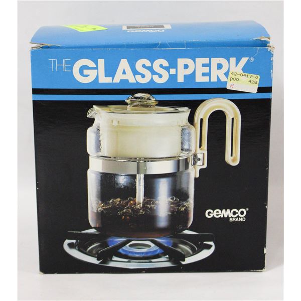 VINTAGE GEMCO GLASS PERCOLATOR