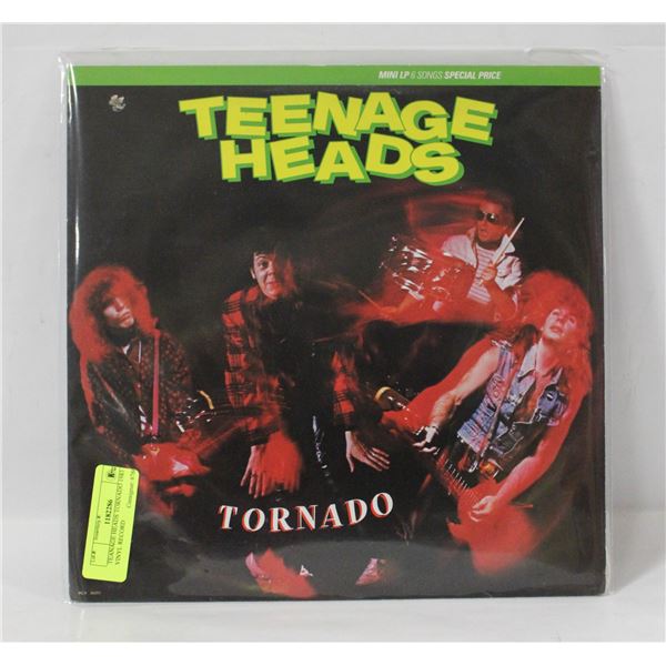 TEANAGE HEADS TORNADO 1983 LP VINYL RECORD