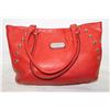 Image 1 : LIZ CLAIBORNE RED LEATHER PURSE