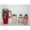 Image 1 : LOT OF NEW REUSABLE DRINKING CONTAINERS - ALL WITH