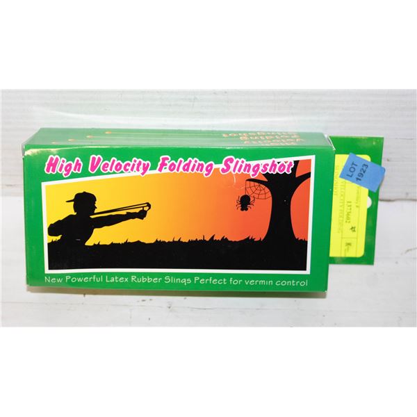 HIGH VELOCITY FOLDING SLINGSHOT