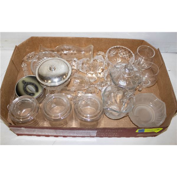 ESTATE CRYSTALWARE INCLIDED LIDDED