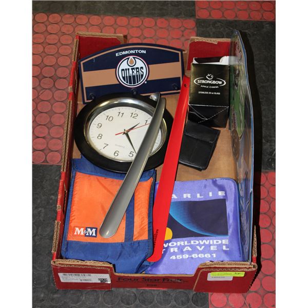 FLAT WITH HOUSEHOLD ITEMS INCL. OILER'S