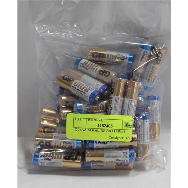 (50) AA ALKALINE BATTERIES