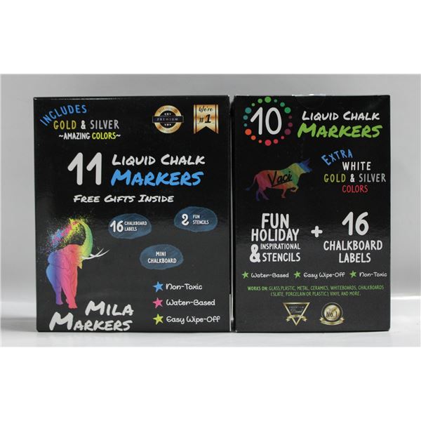 CASES (2) MILA LIQUID CHALK PREMIUM MARKERS