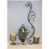 Image 1 : PKG OF CANDLE HOLDERS & ELECTRIC CANDLES