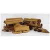 Image 1 : LARGE OAK TRAIN SET APPROX 3FT LONG