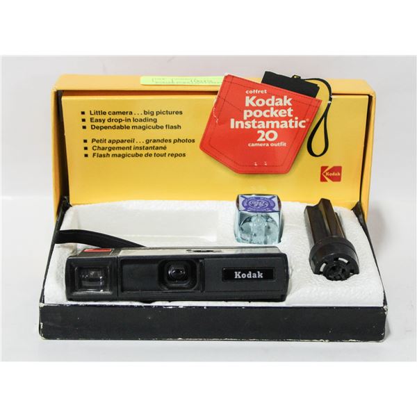 KODAK POCKET INSTAMATIC 20 CAMERA OUTFIT