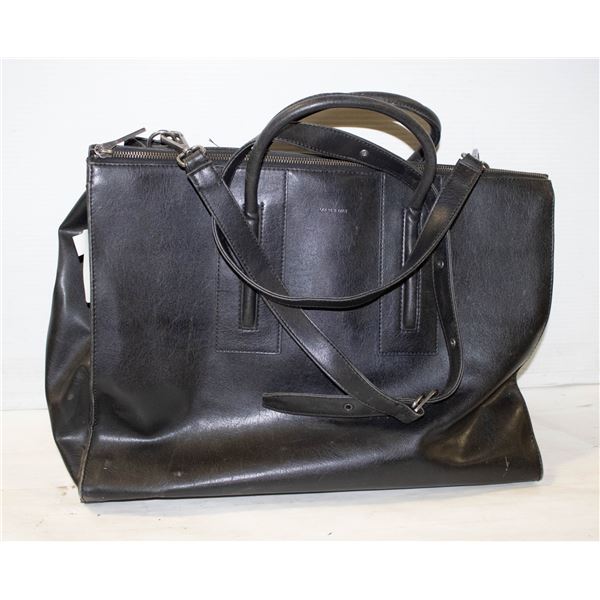 MATT & NAT BLACK LARGE BAG/PURSE