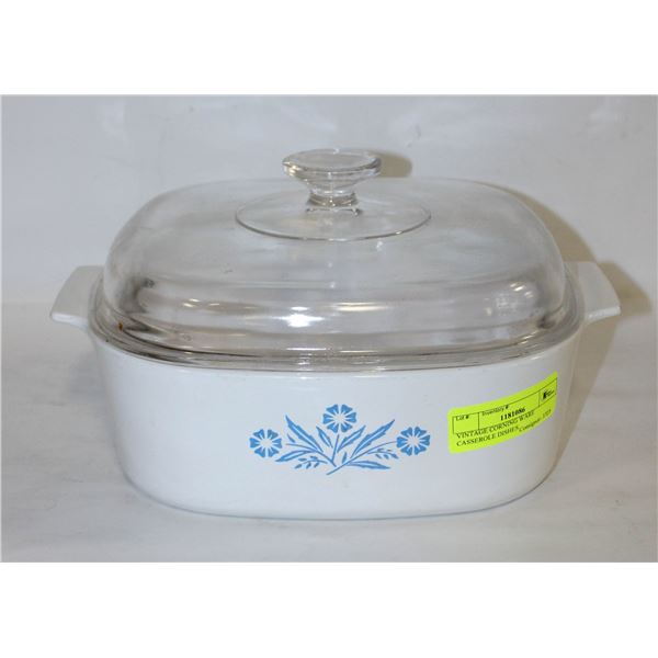 VINTAGE CORNING WARE CASSEROLE DISHES