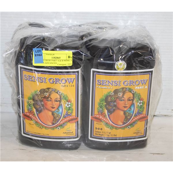 SENSI GROW PART A & B 960ML 4 UNITS ADVANCED
