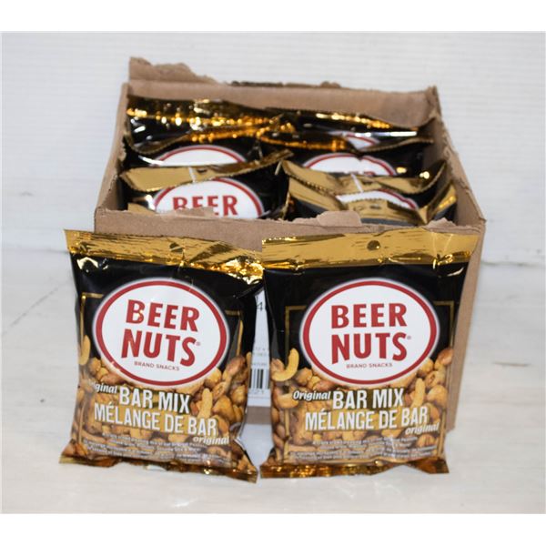 FULL CASE W/12 BAGS OF ORIGINAL BEERNUTS