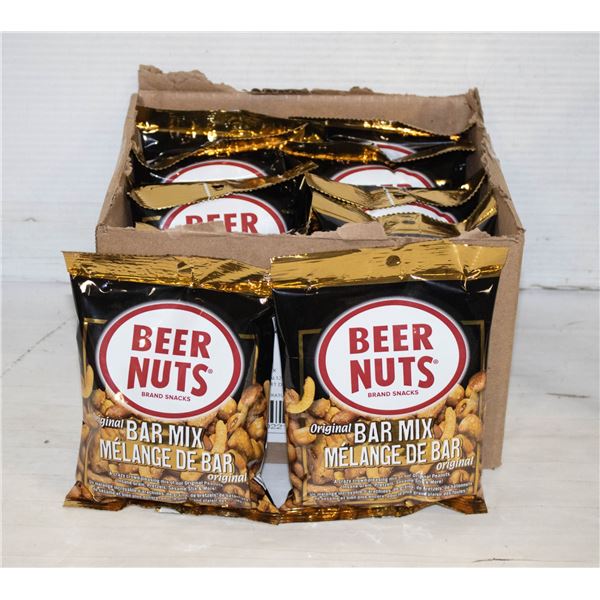 FULL CASE W/12 BAGS OF ORIGINAL BEERNUTS