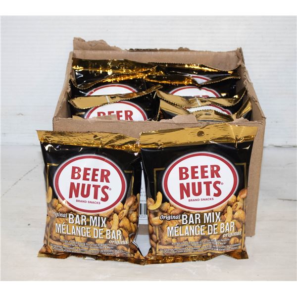 FULL CASE W/12 BAGS OF ORIGINAL BEERNUTS