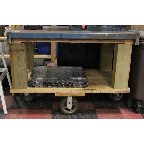 CUSTOM MADE HEAVY DUTY ROLLING SHOP