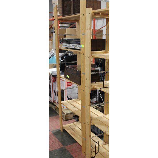 IKEA STYLE WOODEN SHELF 30.5" X 13.5" X 68"