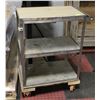 Image 1 : 3-TIER ROLLING MULTI-PURPOSE SHELVING UNIT -