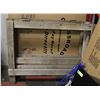 Image 1 : SET OF TWO FOLD-OPEN WOOD SAWHORSES -