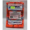 Image 1 : NEW 5 PACK SAFETY VEST O/S REFLECTIVE BREAK-AWAY